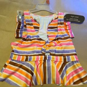 Striped Girls Tankini